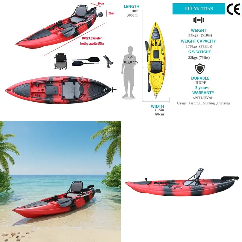 Caiaque de Pesca Individual de - Fishing Kayak Seat avaliação e preço